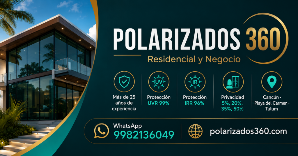 POLARIZADOS 360 Polarizado residencial y para negocios